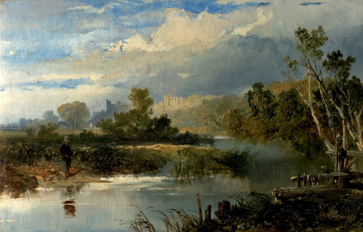 Widok Richmond Hall, Yorkshire autorstwa Edmund John Niemann