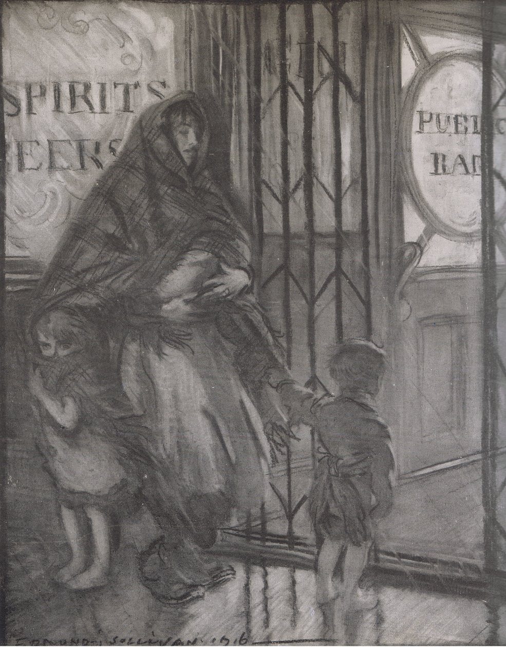 Drzwi tawerny, Bibbys Annual autorstwa Edmund Joseph (after) Sullivan