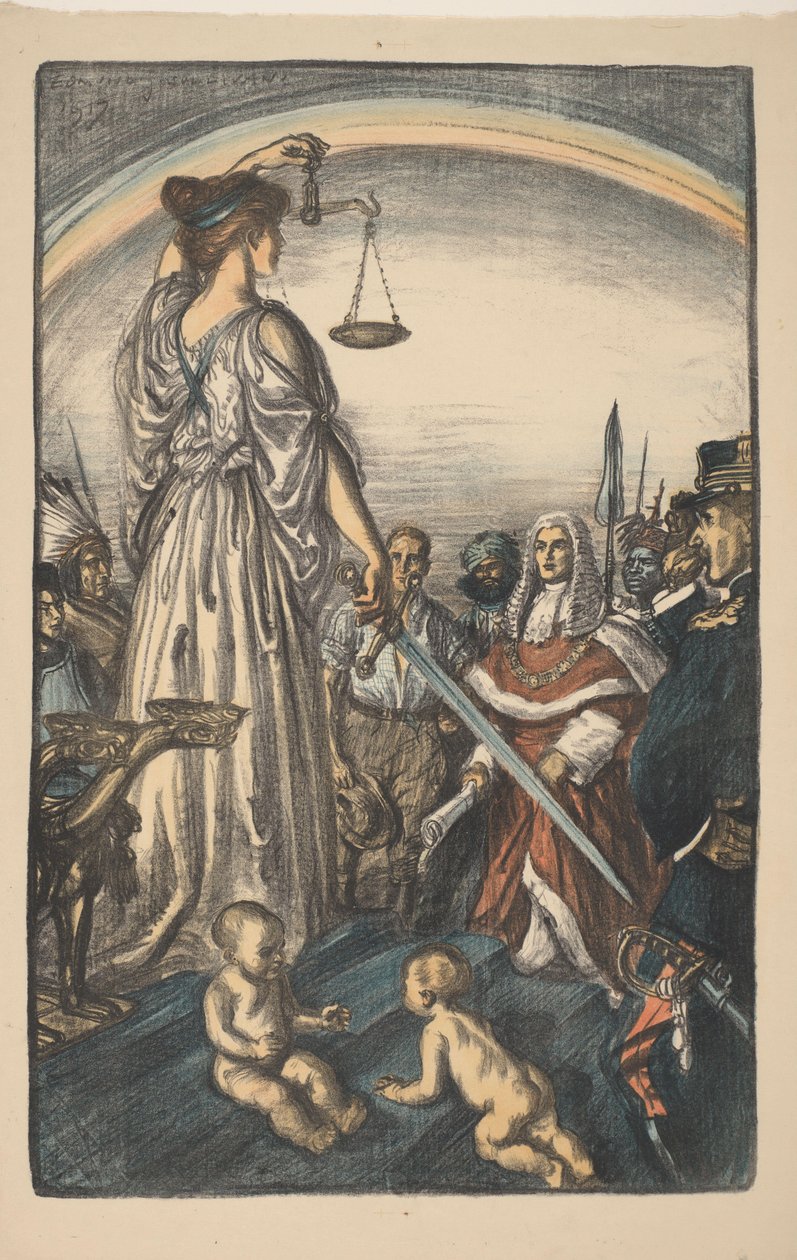 Personifikacja sprawiedliwości Panowanie Sprawiedliwości (tytuł oryginalny) Wielka Wojna: Brytyjskie wysiłki i ideały (tytuł serii) The Great War: Britain