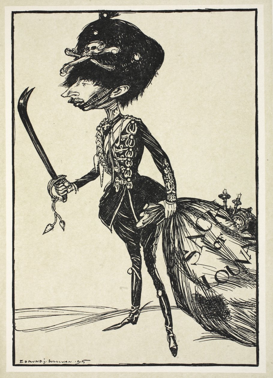Nadzieja Hohenzollernów („Dobry niemiecki miecz”), ilustracja z „Kaiser