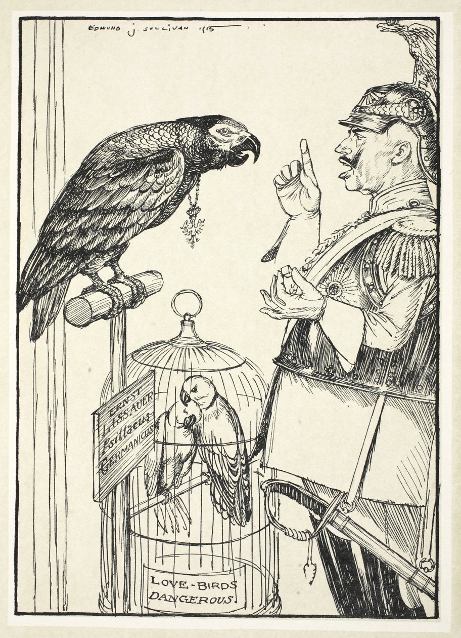 Hymn nienawiści (Trochę cukru dla ptaka), ilustracja z The Kaiser