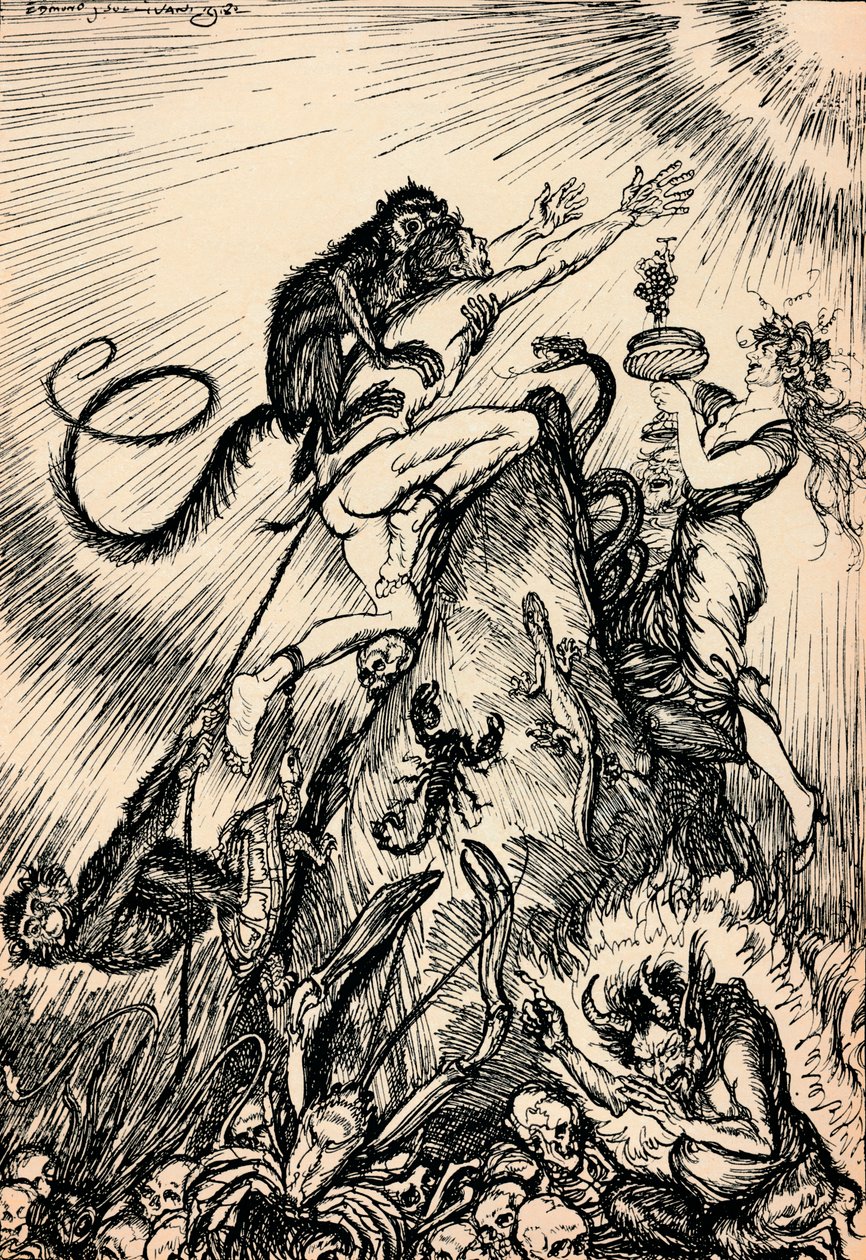 Dochodzimy przez wiele niewoli do wolności, c1918, 1918 autorstwa Edmund Joseph Sullivan