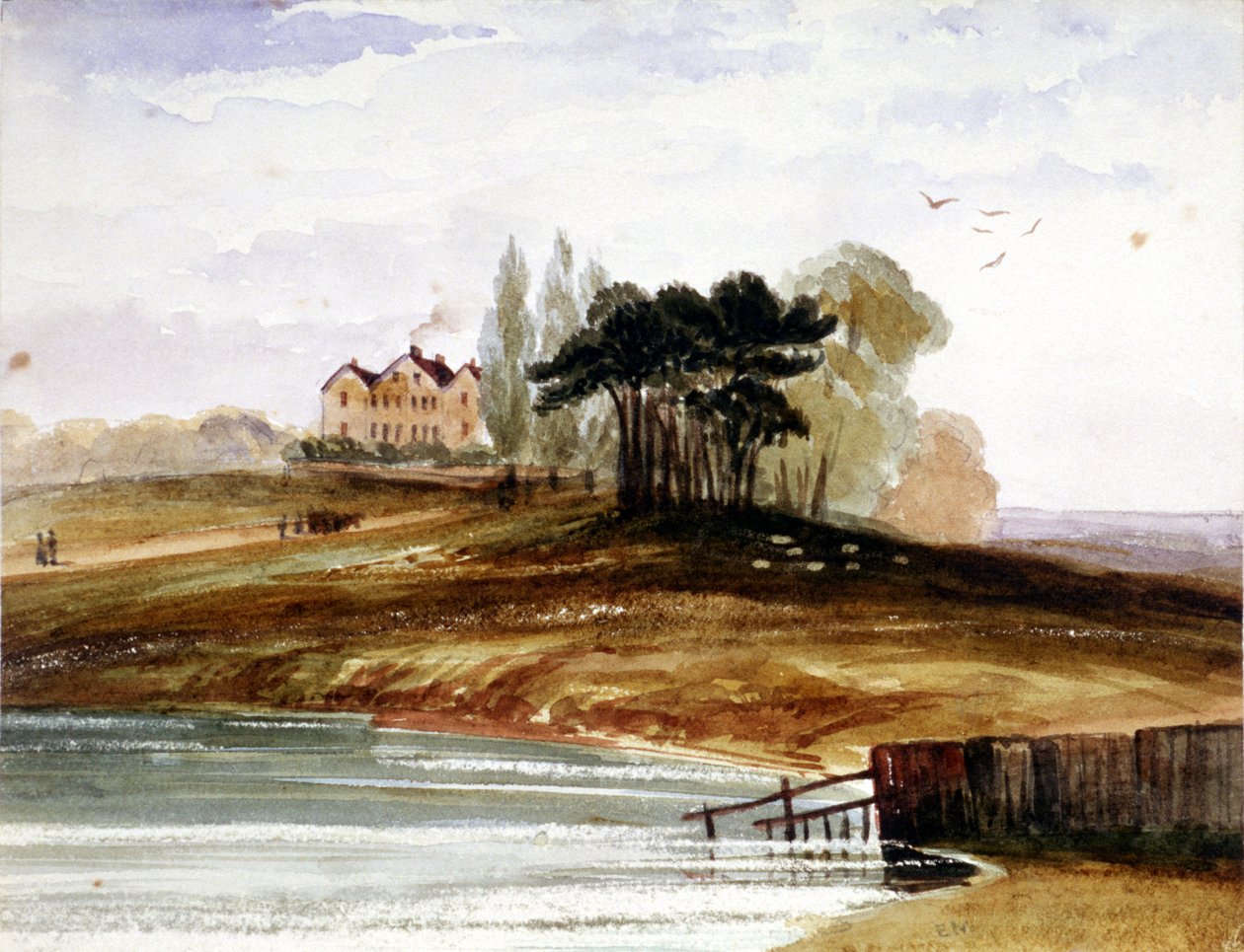 Hampstead Heath, Hampstead, Londyn, 1836 autorstwa Edmund Marks