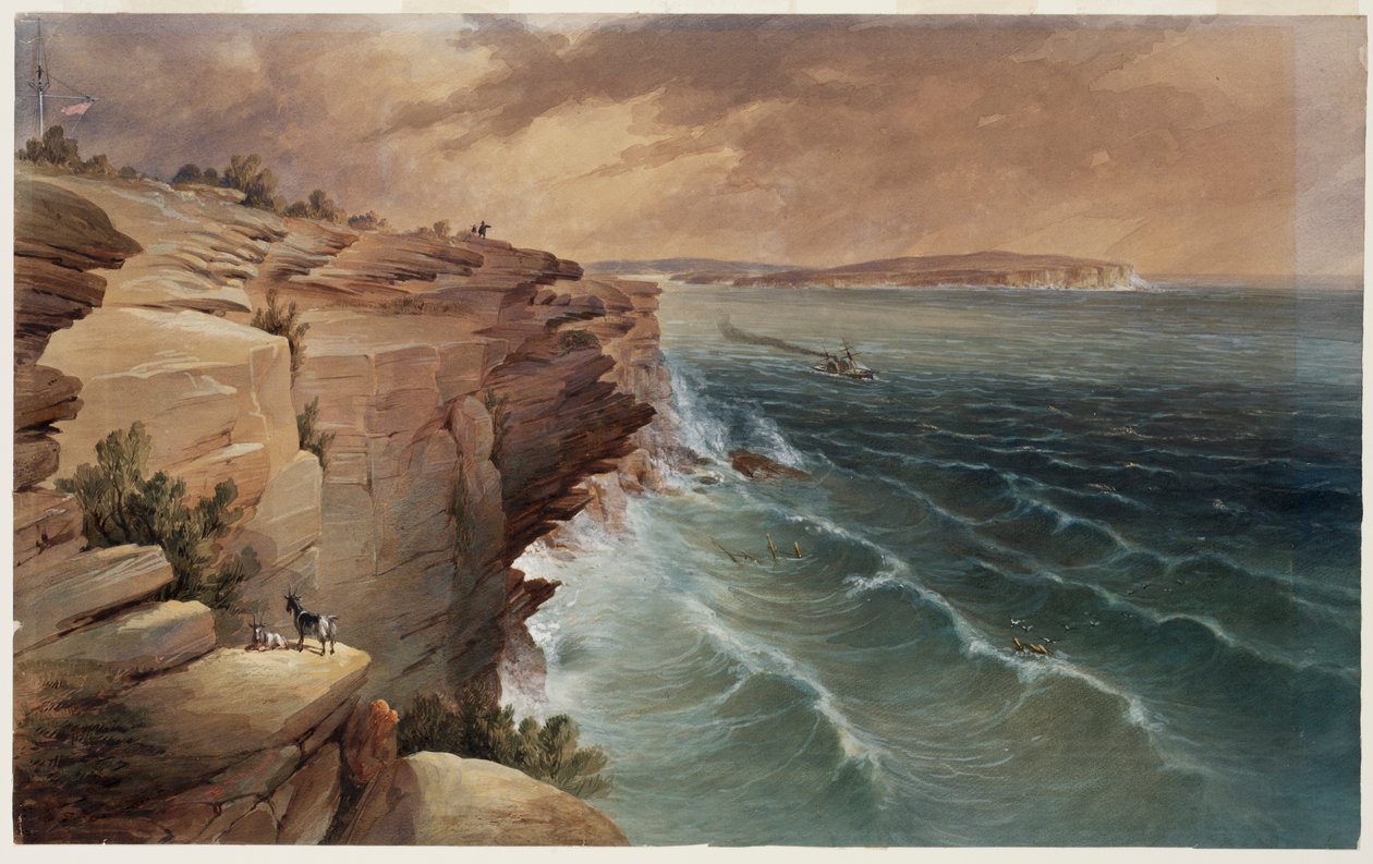 Wejście do Port Jackson autorstwa Edmund Thomas