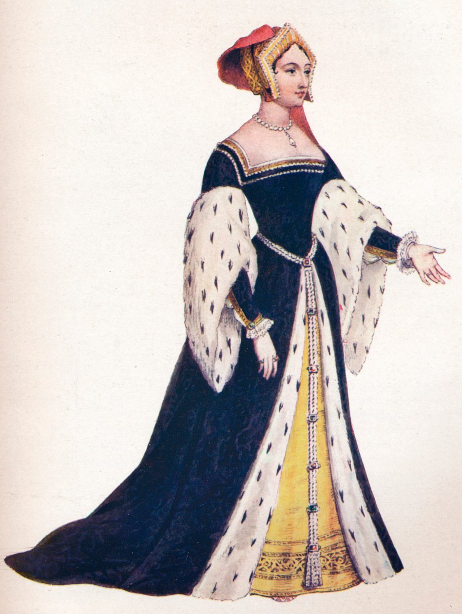 Anna Boleyn lub Anne Bullen, królowa Anglii 1533, 1902 autorstwa Edmund Thomas Parris