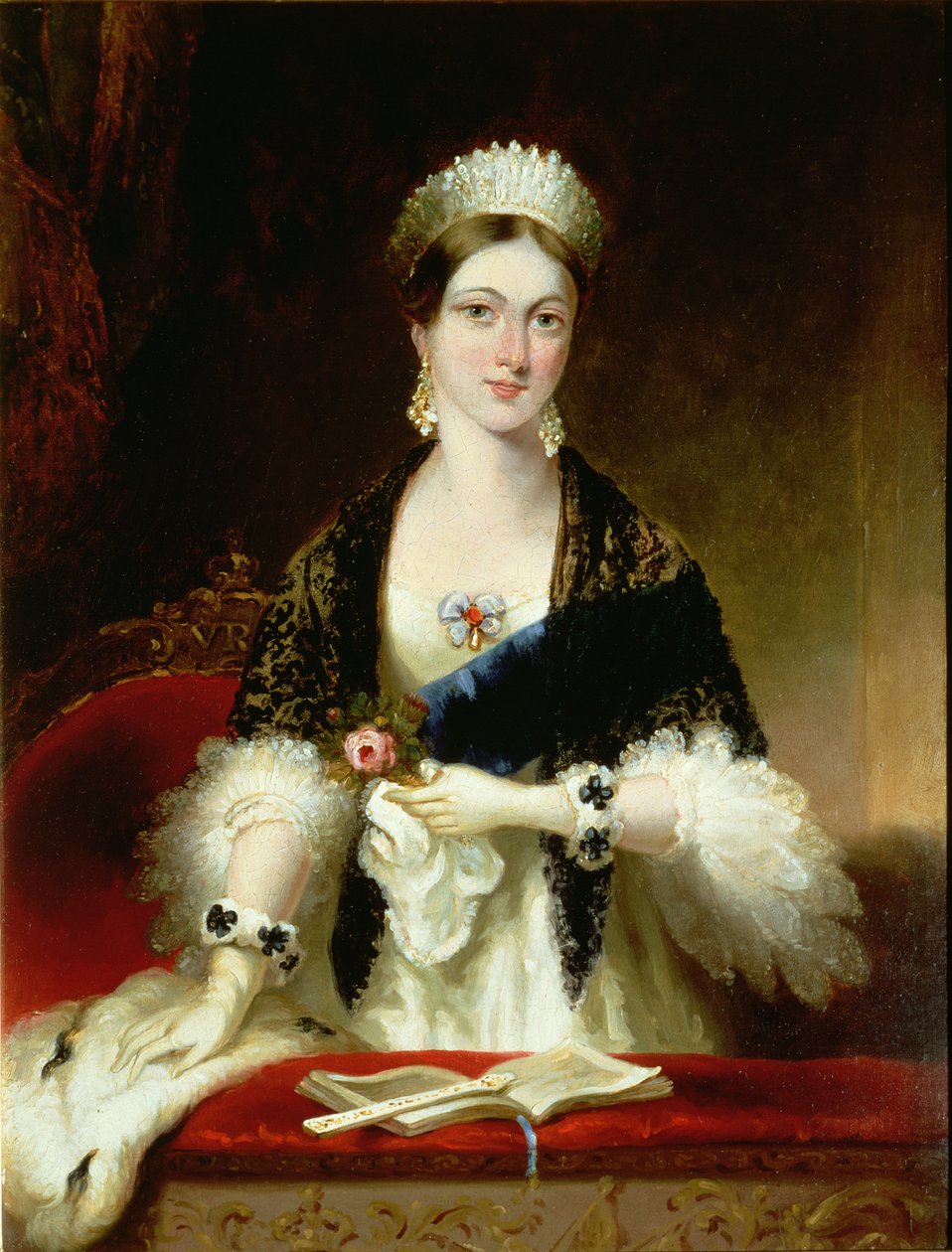 Królowa Wiktoria (1819-1901) w Operze autorstwa Edmund Thomas Parris