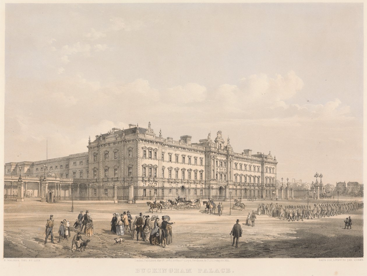 Pałac Buckingham autorstwa Edmund Walker
