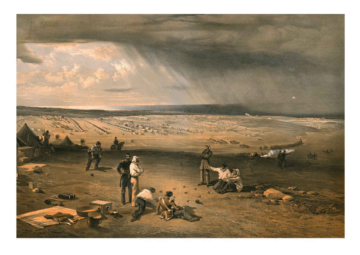 Obóz 3 Dywizji, 9 lipca 1855. autorstwa Edmund Walker