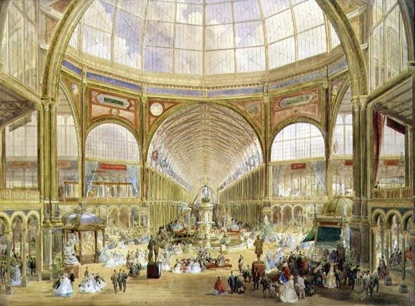 Wnętrze Międzynarodowej Wystawy 1862 autorstwa Edmund Walker
