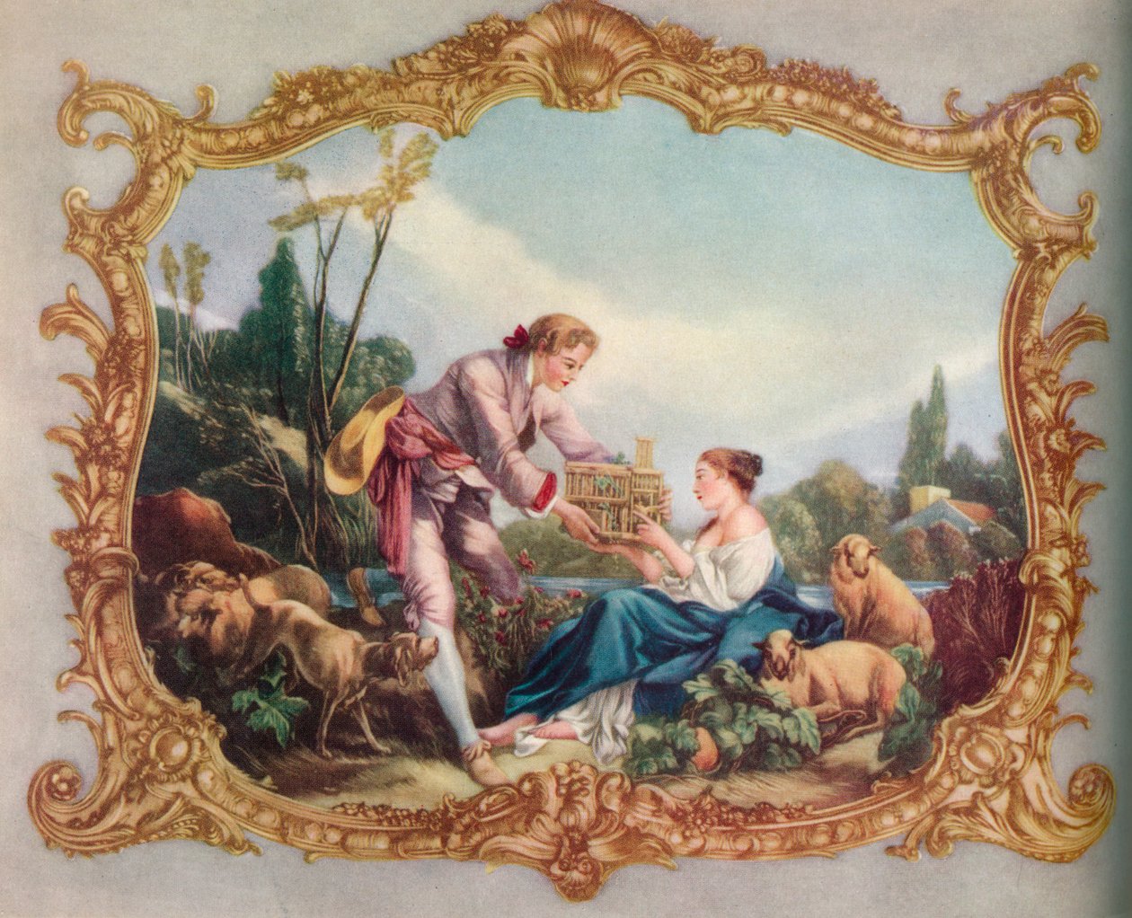 „Klatka”, ok. 1755 r. autorstwa Edmund Wardle