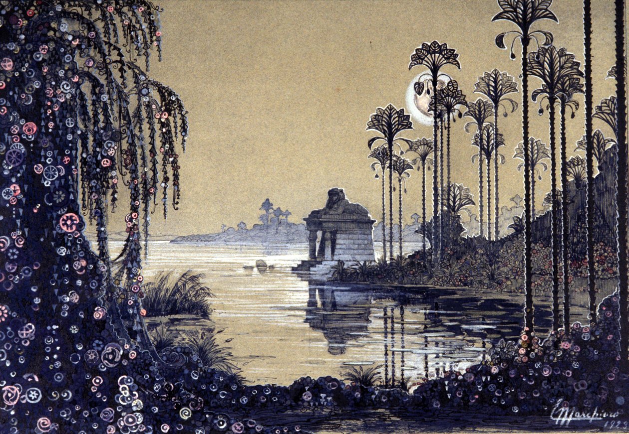 Czarodziejski flet (Die Zauberflote; Czarodziejski flet) autorstwa Edoardo Marchioro