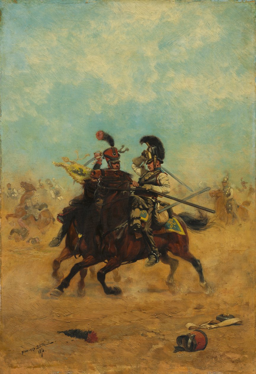 Walka o kolory autorstwa Jean Baptiste Edouard Detaille