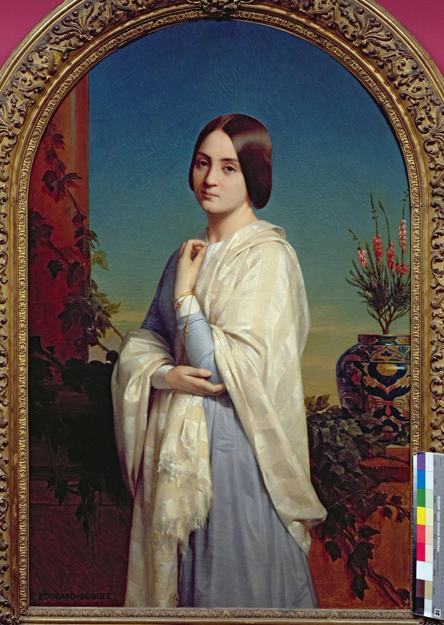 Madame Edouard Dubufe (1822-55) 1842 autorstwa Edouard Louis Dubufe