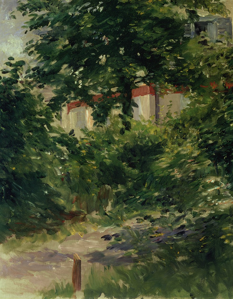 Zakątek ogrodu w Rueil, 1882 autorstwa Édouard Manet