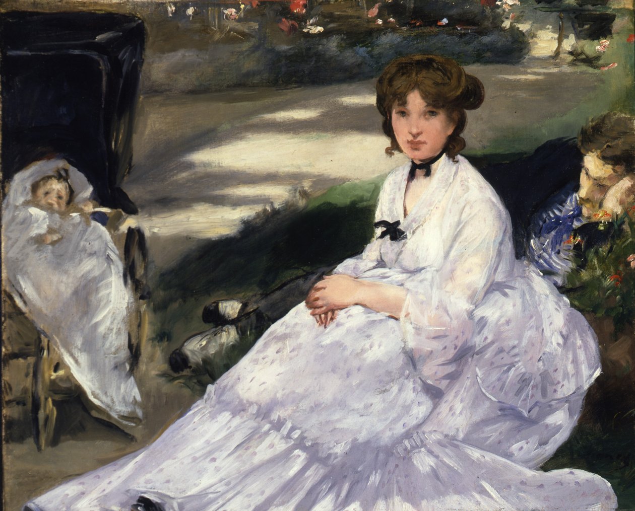 W ogrodzie, 1870 autorstwa Édouard Manet