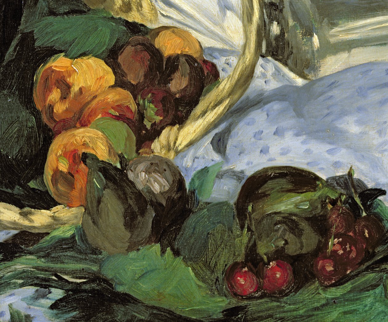 Dejeuner sur lHerbe, 1863 olej na płótnie, detal z 2310 autorstwa Édouard Manet