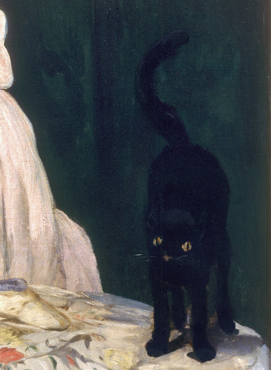 Olimpia, 1863 olej na płótnie, detal 64183 autorstwa Édouard Manet