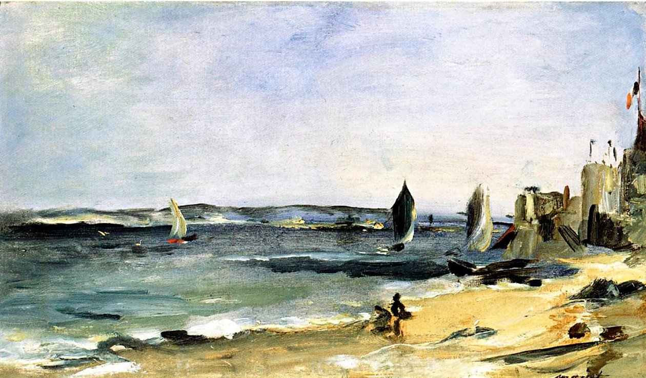 Brzeg morza, Arcachon, 1871 autorstwa Édouard Manet