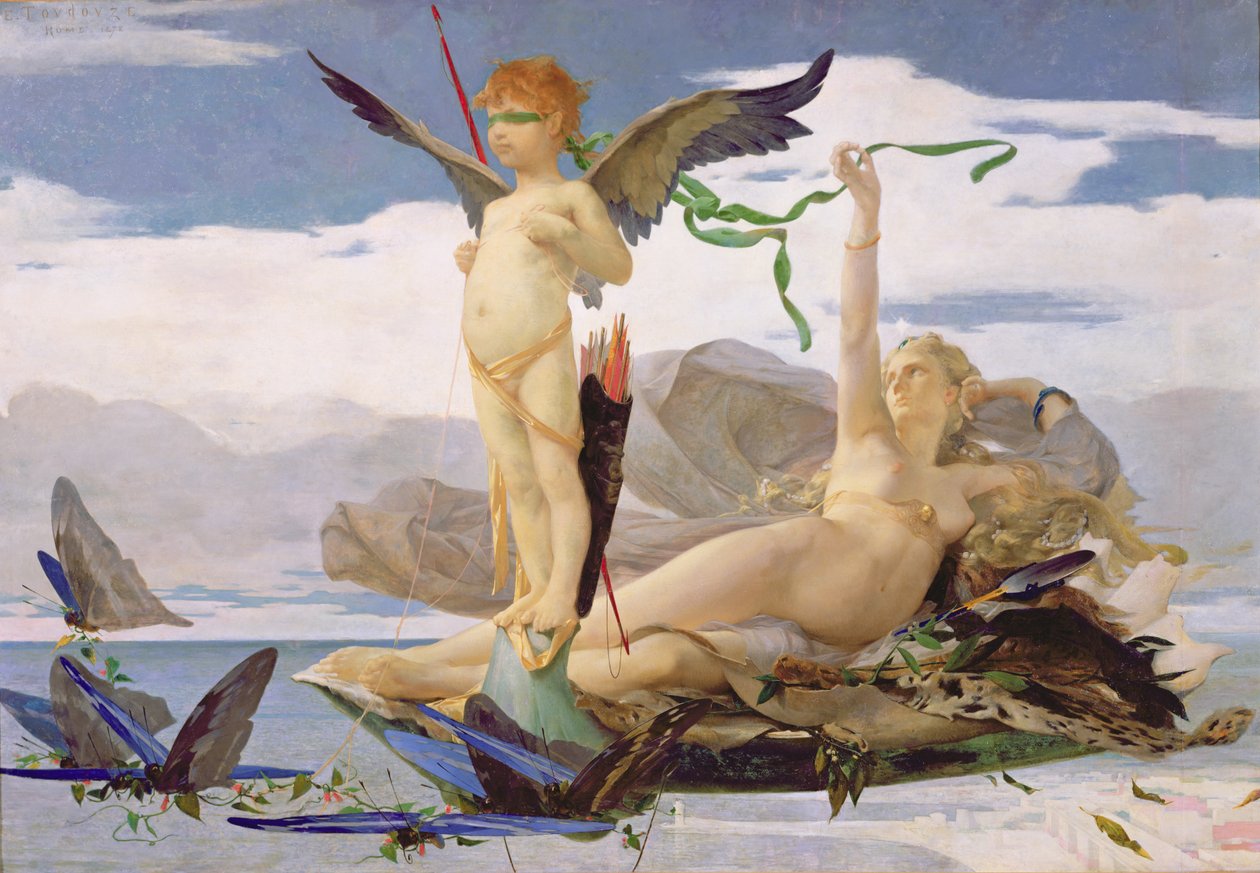 Eros i Afrodyta autorstwa Edouard Toudouze
