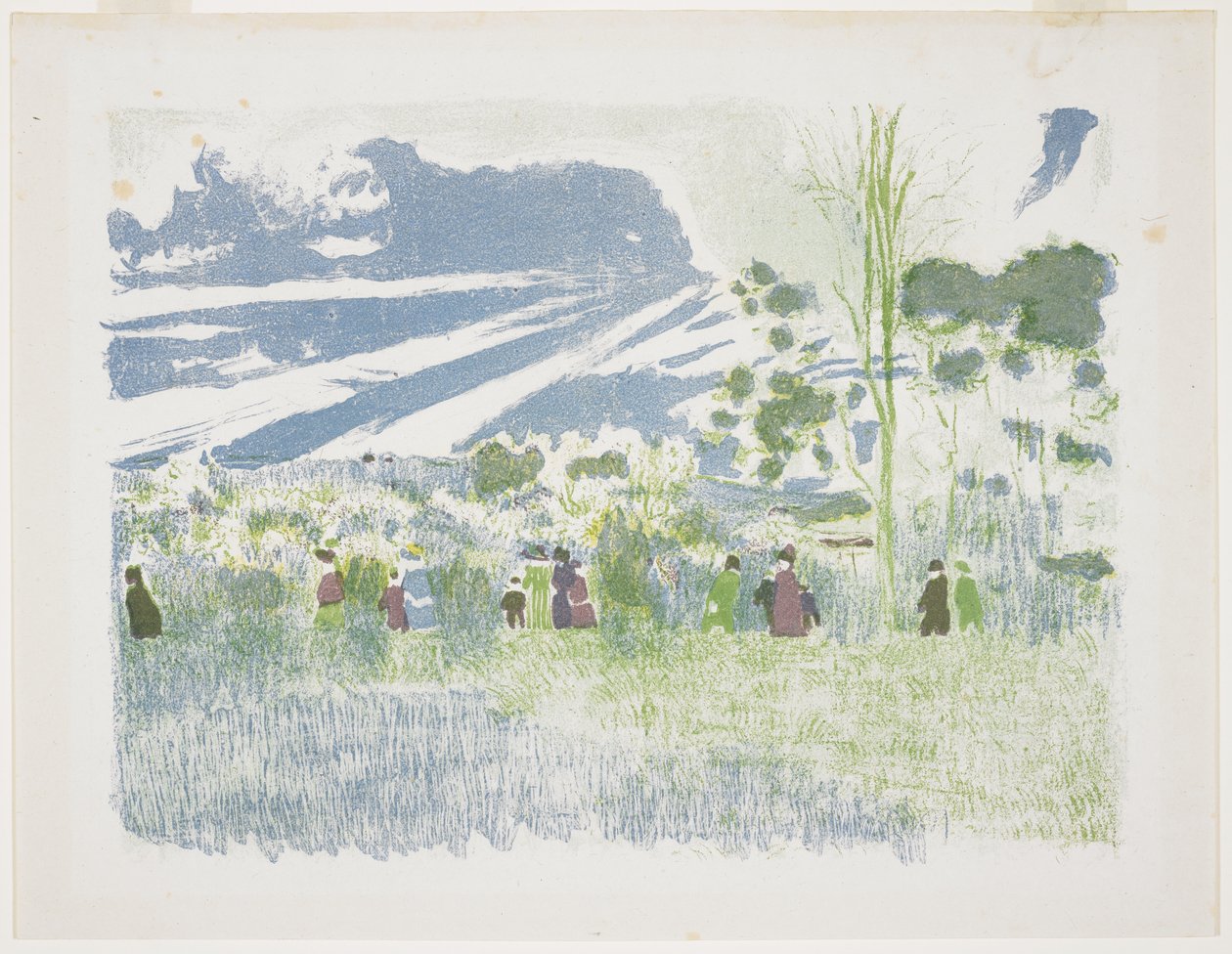 Przez pola, 1899 autorstwa Edouard Vuillard