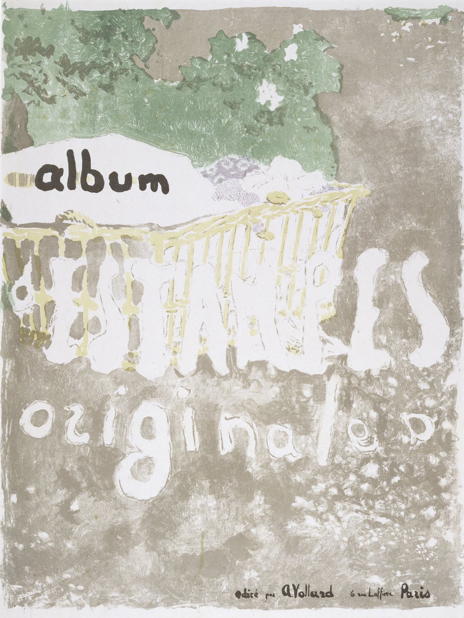 Okładka albumu grafik Ambrose Vollards, 1898 autorstwa Edouard Vuillard