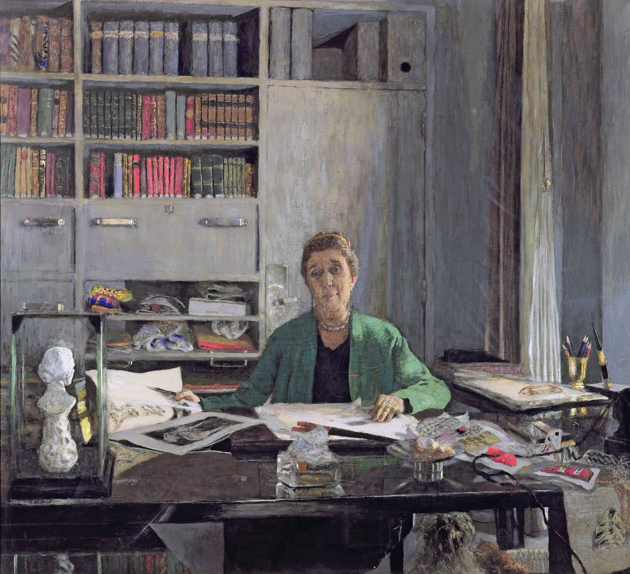Jeanne Lanvin (1867-1946), ok. 1933 autorstwa Edouard Vuillard