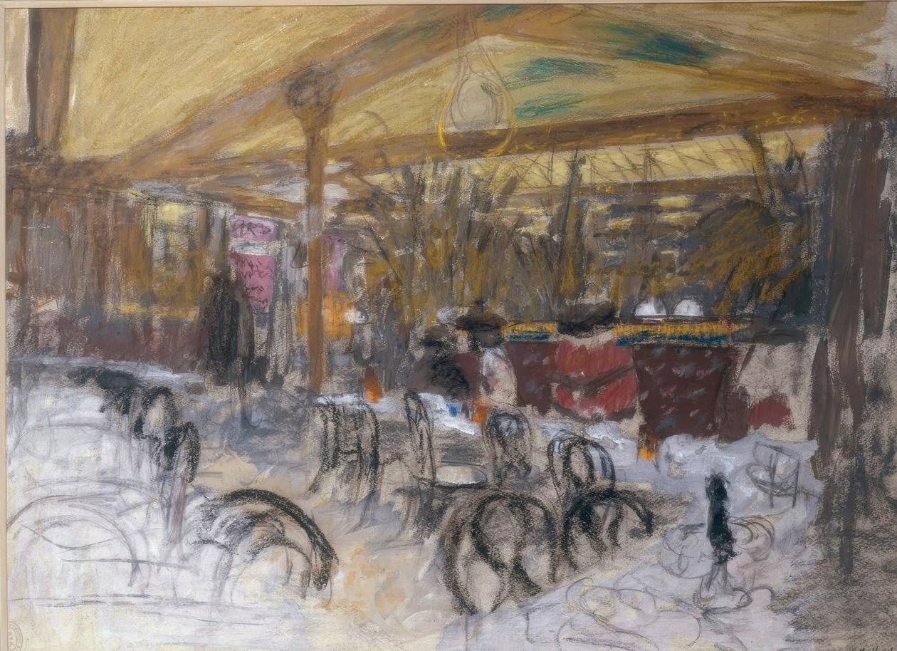 Kawiarnia Wepler autorstwa Edouard Vuillard