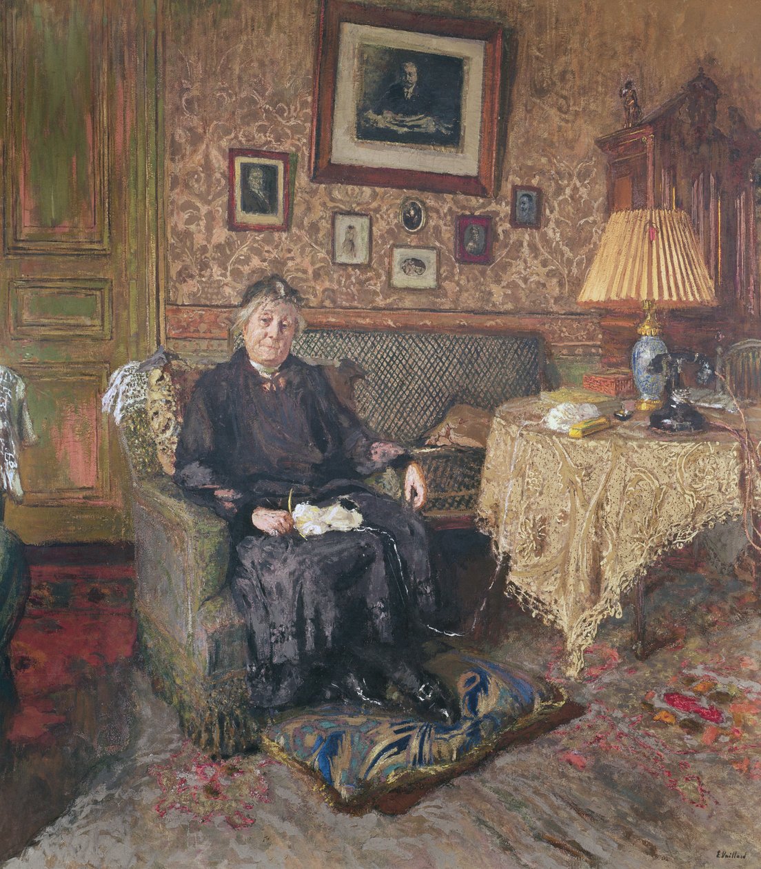 Madame Adrien Benard (1853-1935) 1928-29 autorstwa Edouard Vuillard
