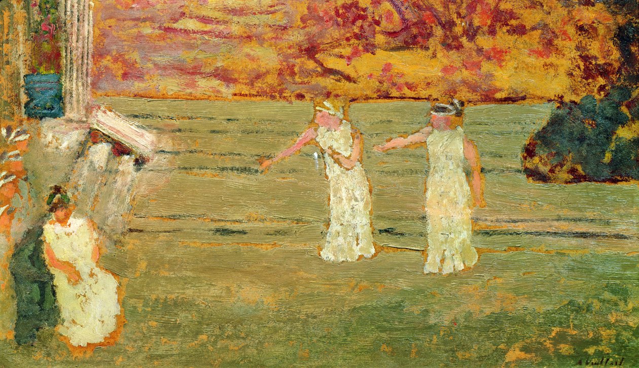 Na scenie w Teatrze, ok.1893 (tablica) autorstwa Edouard Vuillard