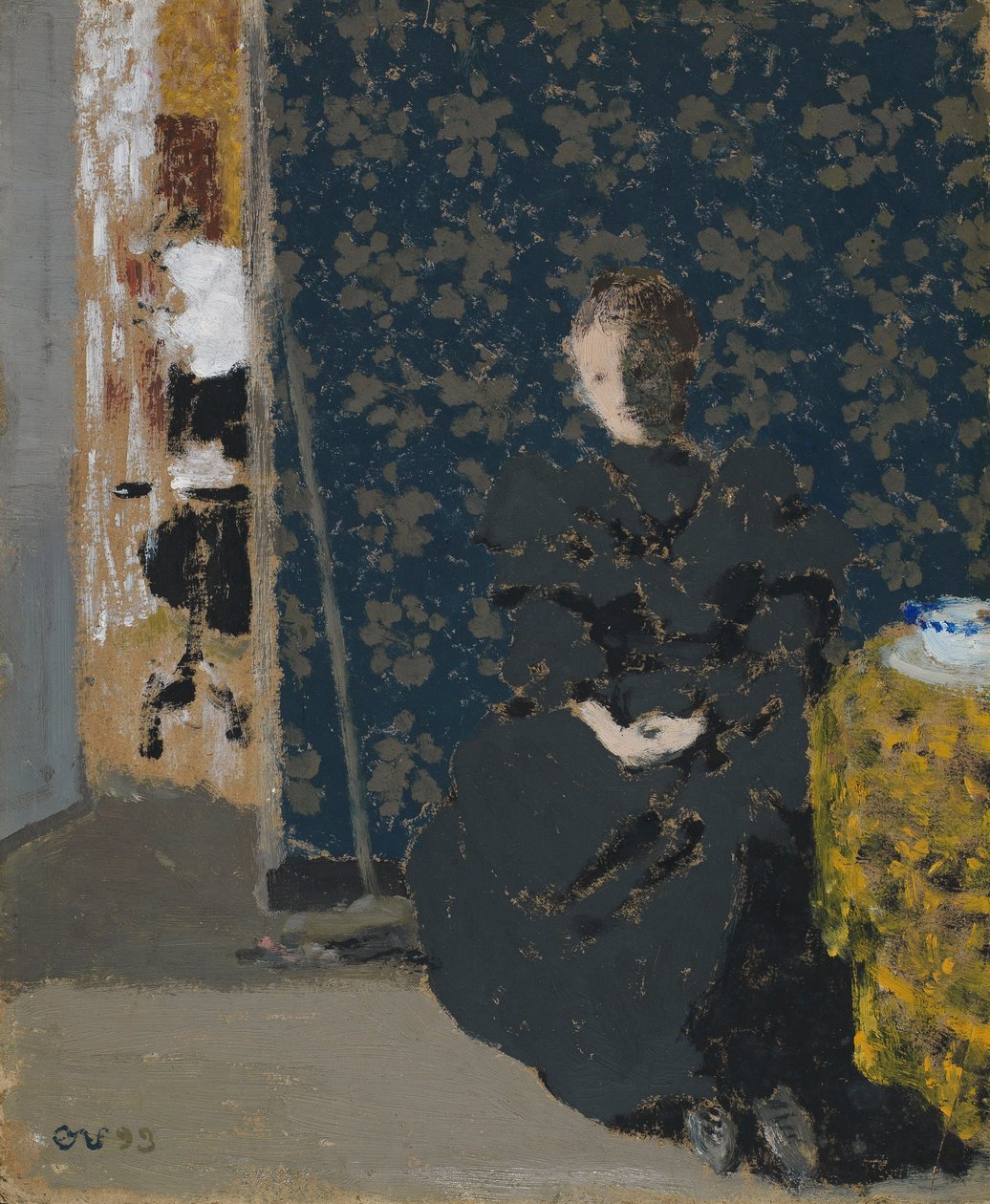 PD.1-1994 Siedząca kobieta przy filiżance kawy, 1893 (tempera na kartonie) autorstwa Edouard Vuillard