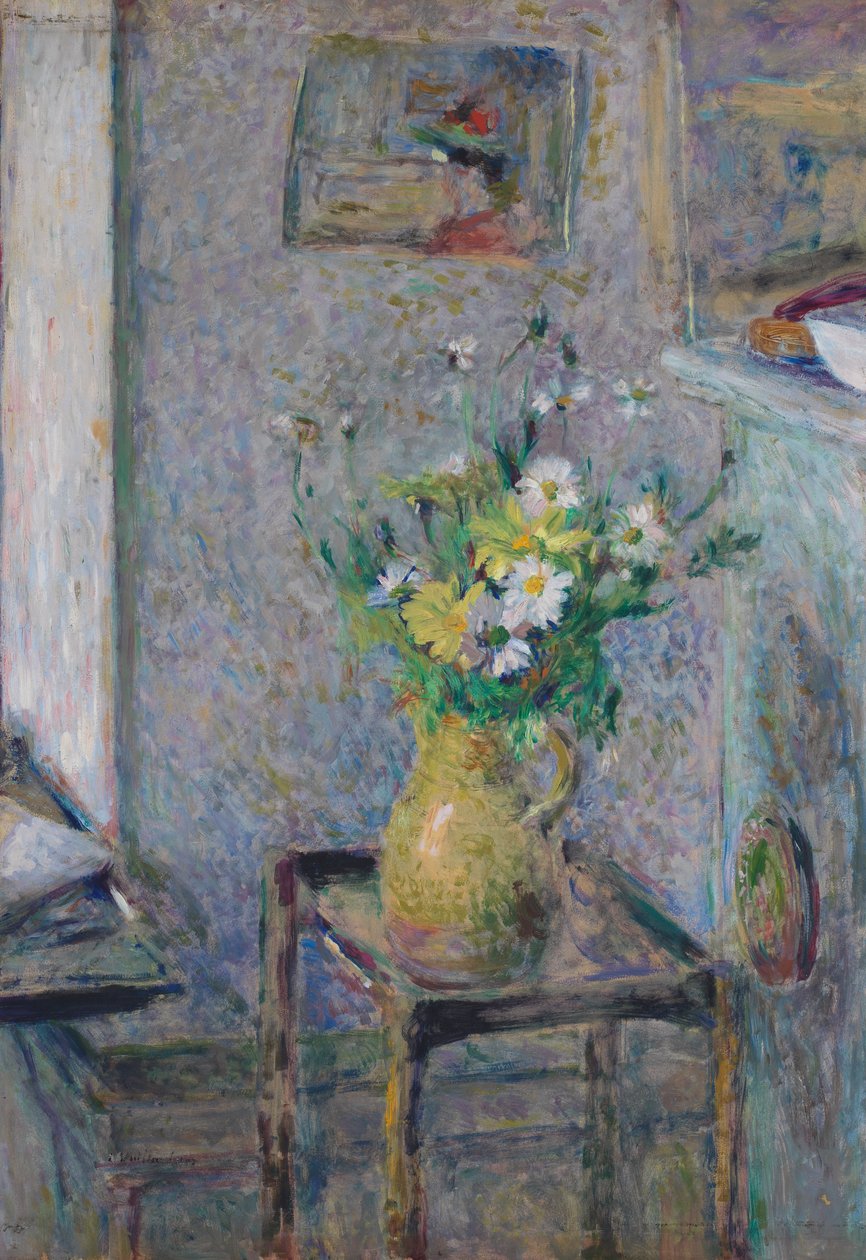 Kamionkowy wazon z kwiatami autorstwa Edouard Vuillard