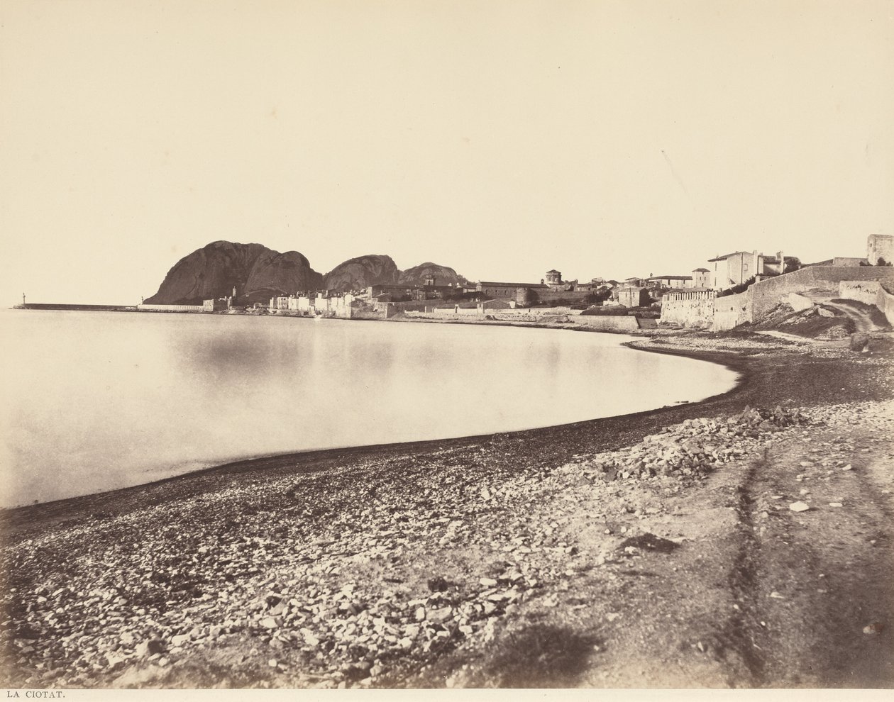 La Ciotat, ok. 1860 r. (zdjęcie) autorstwa Edouard Denis Baldus