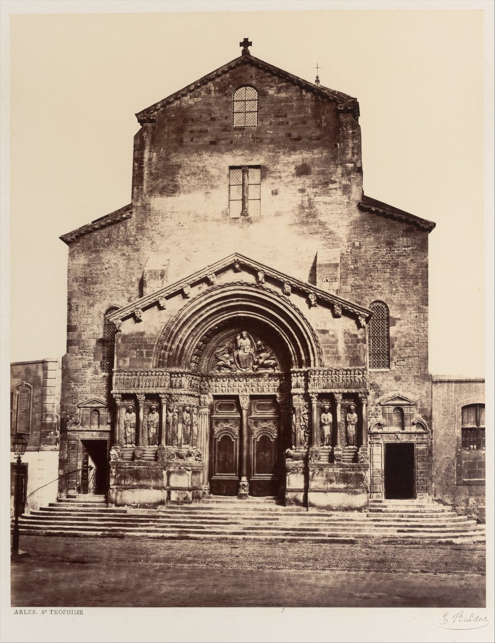 Arles, Saint-Trophime autorstwa Édouard Baldus