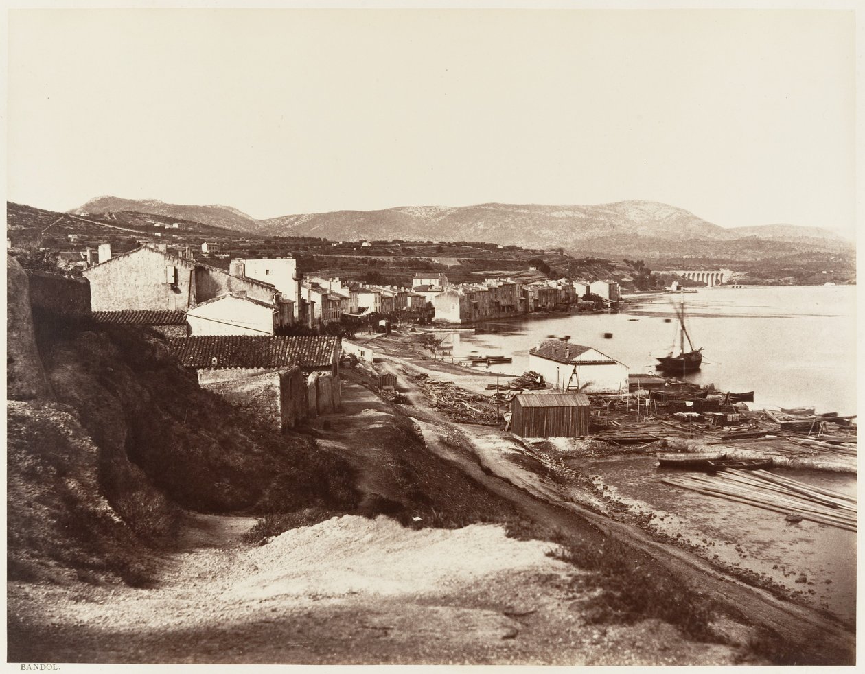 Bandol autorstwa Édouard Baldus