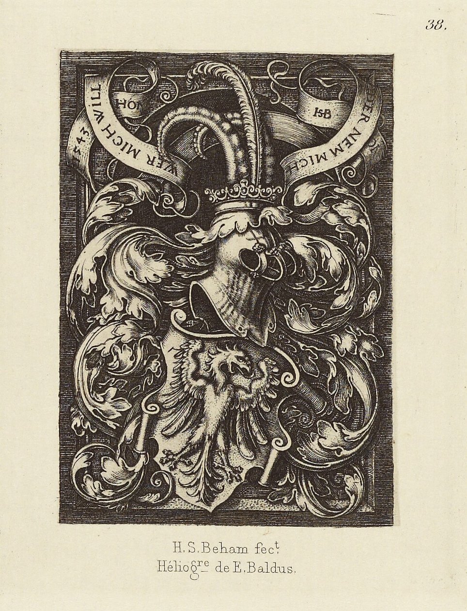 [Projekt Hans Sebald Beham] autorstwa Édouard Baldus