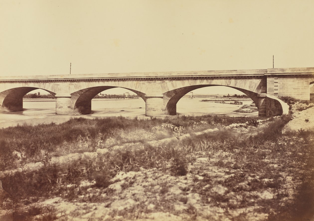 Durance. Wiadukt autorstwa Édouard Baldus