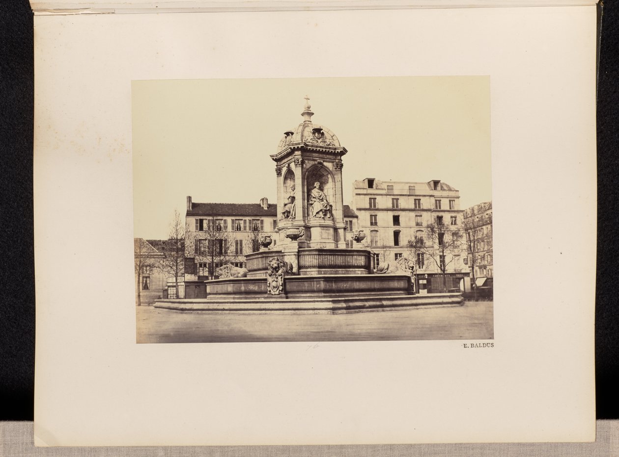 [Fontaine Saint Sulpice] (nr 76) autorstwa Édouard Baldus