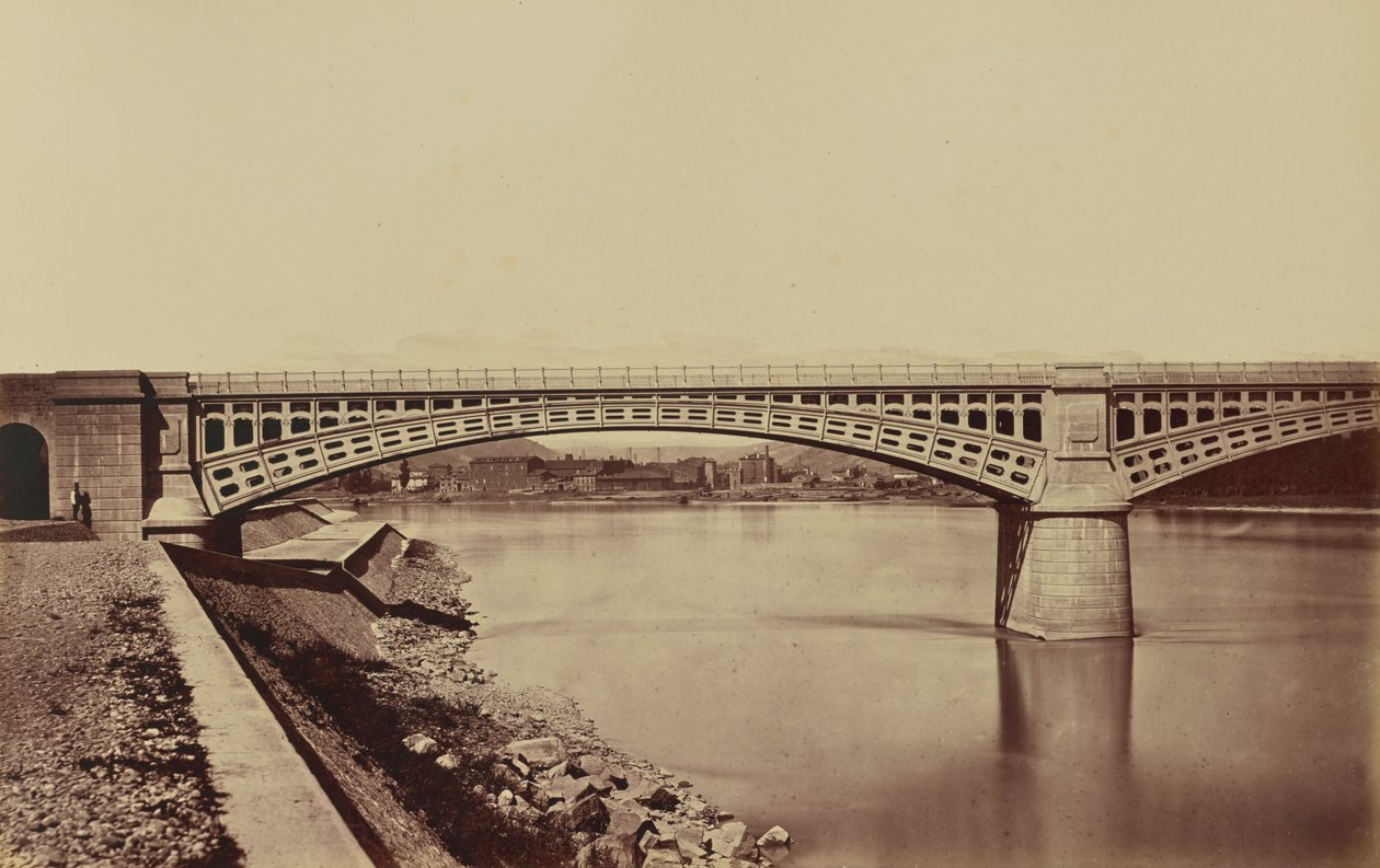 Givors. Wiadukt autorstwa Édouard Baldus