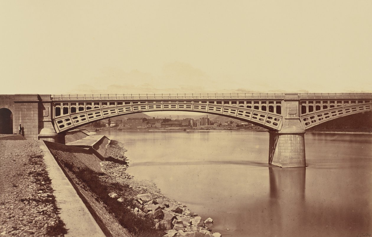 Givors. Wiadukt autorstwa Édouard Baldus