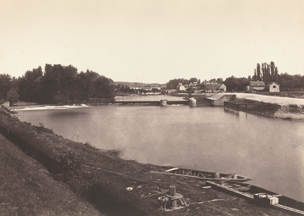 Wyspa Adama, 1855. autorstwa Édouard Baldus
