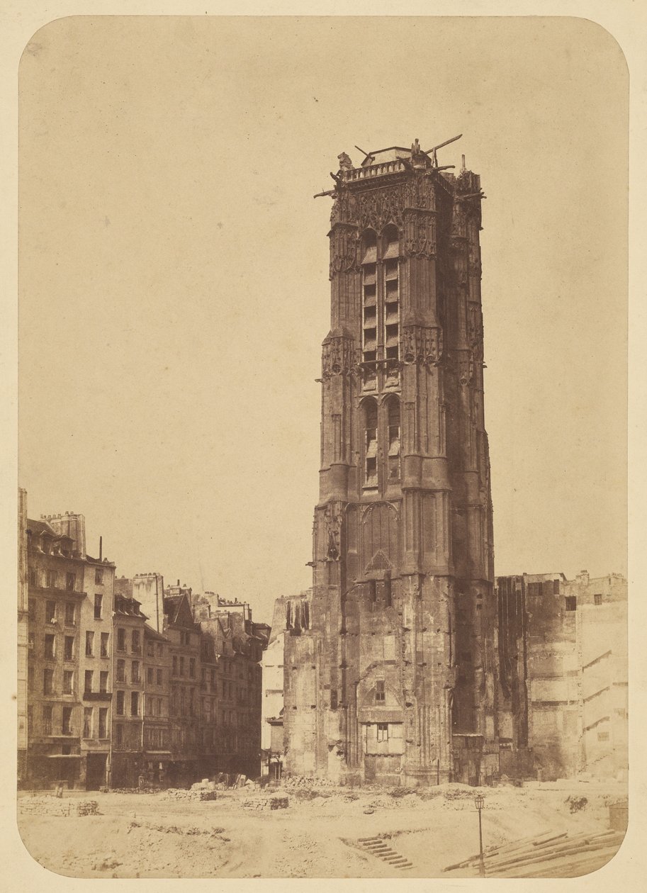 [Wieża Saint-Jacques] autorstwa Édouard Baldus
