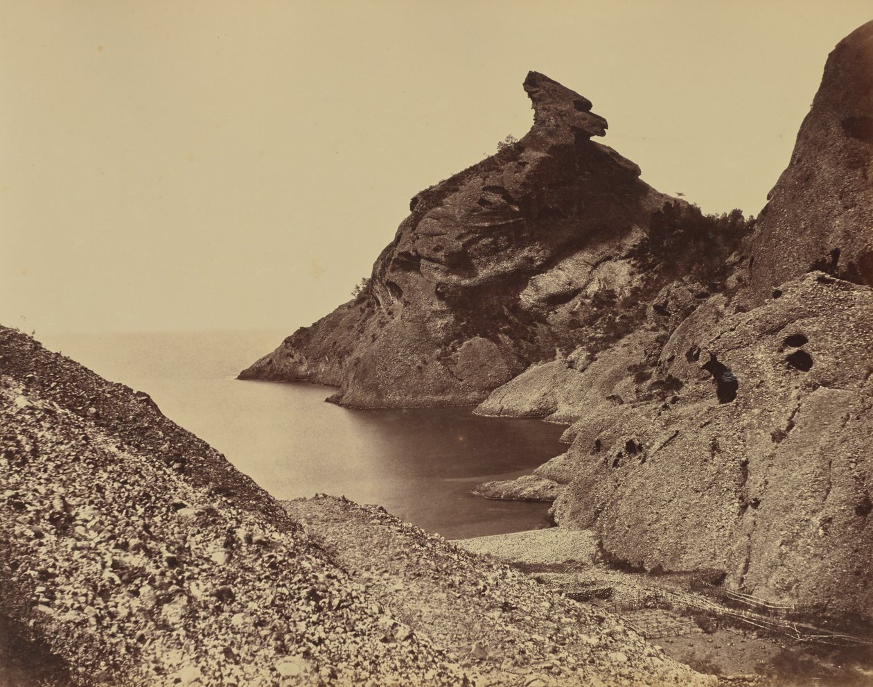 Mnich autorstwa Édouard Baldus