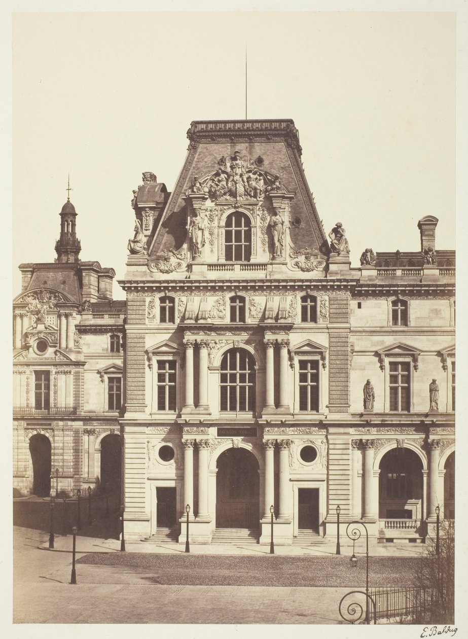 Les Tuileries autorstwa Édouard Baldus