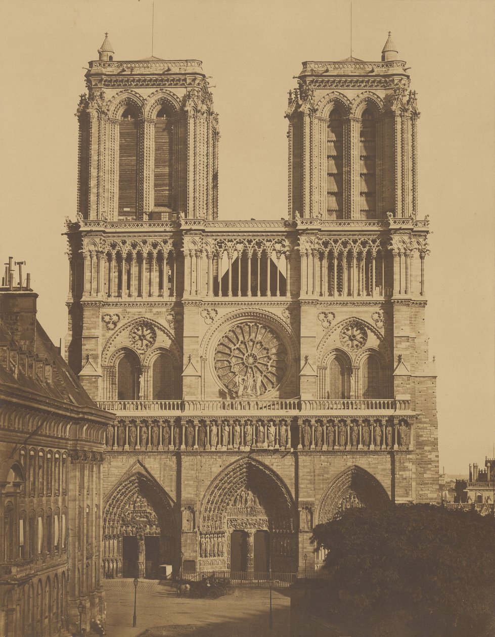 [Notre-Dame de Paris] autorstwa Édouard Baldus