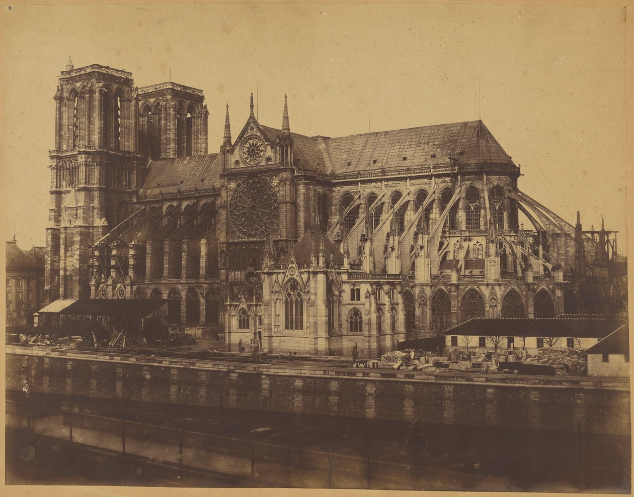 [Notre-Dame de Paris] autorstwa Édouard Baldus