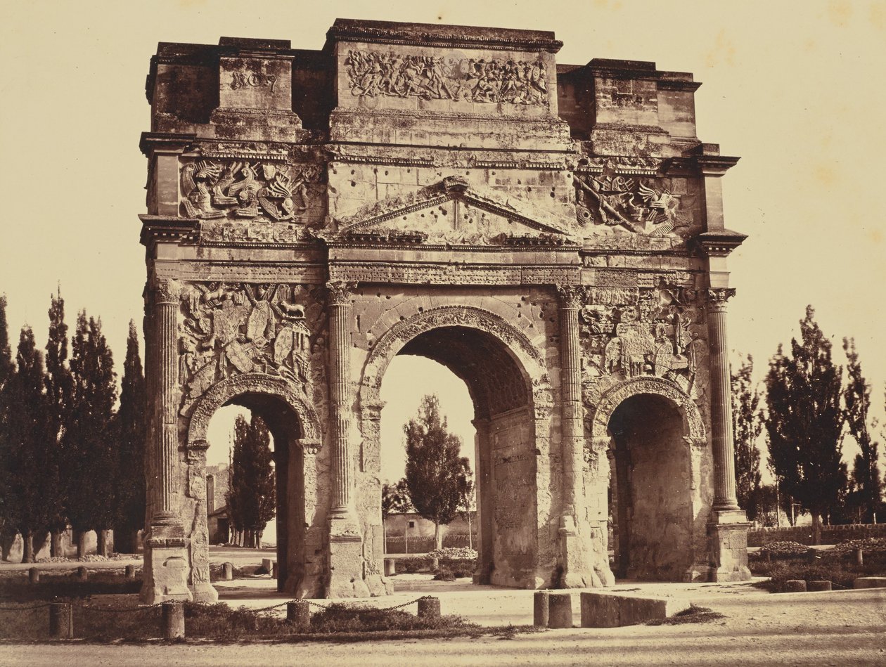 Orange. Antyczny łuk autorstwa Édouard Baldus