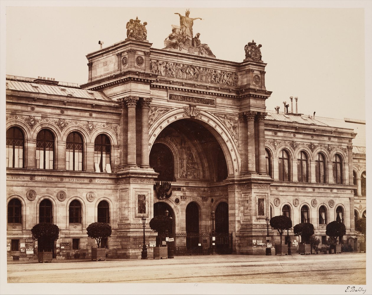 Pałac Przemysłu autorstwa Édouard Baldus
