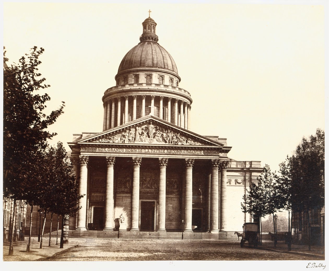 Panteon autorstwa Édouard Baldus