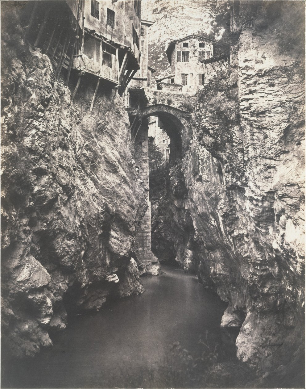 Pont-en-Royans autorstwa Édouard Baldus