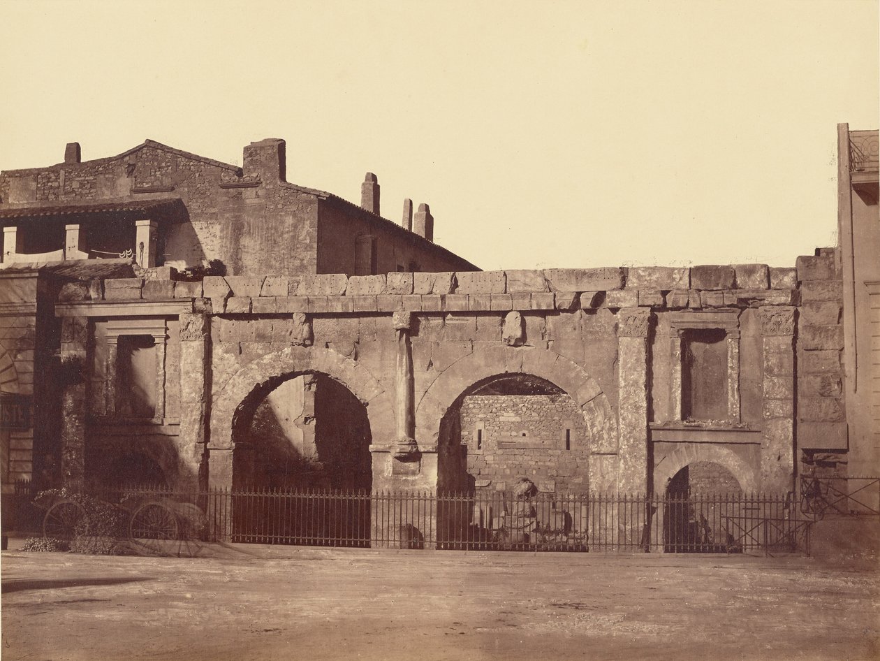 [Brama Augusta, Nîmes] autorstwa Édouard Baldus